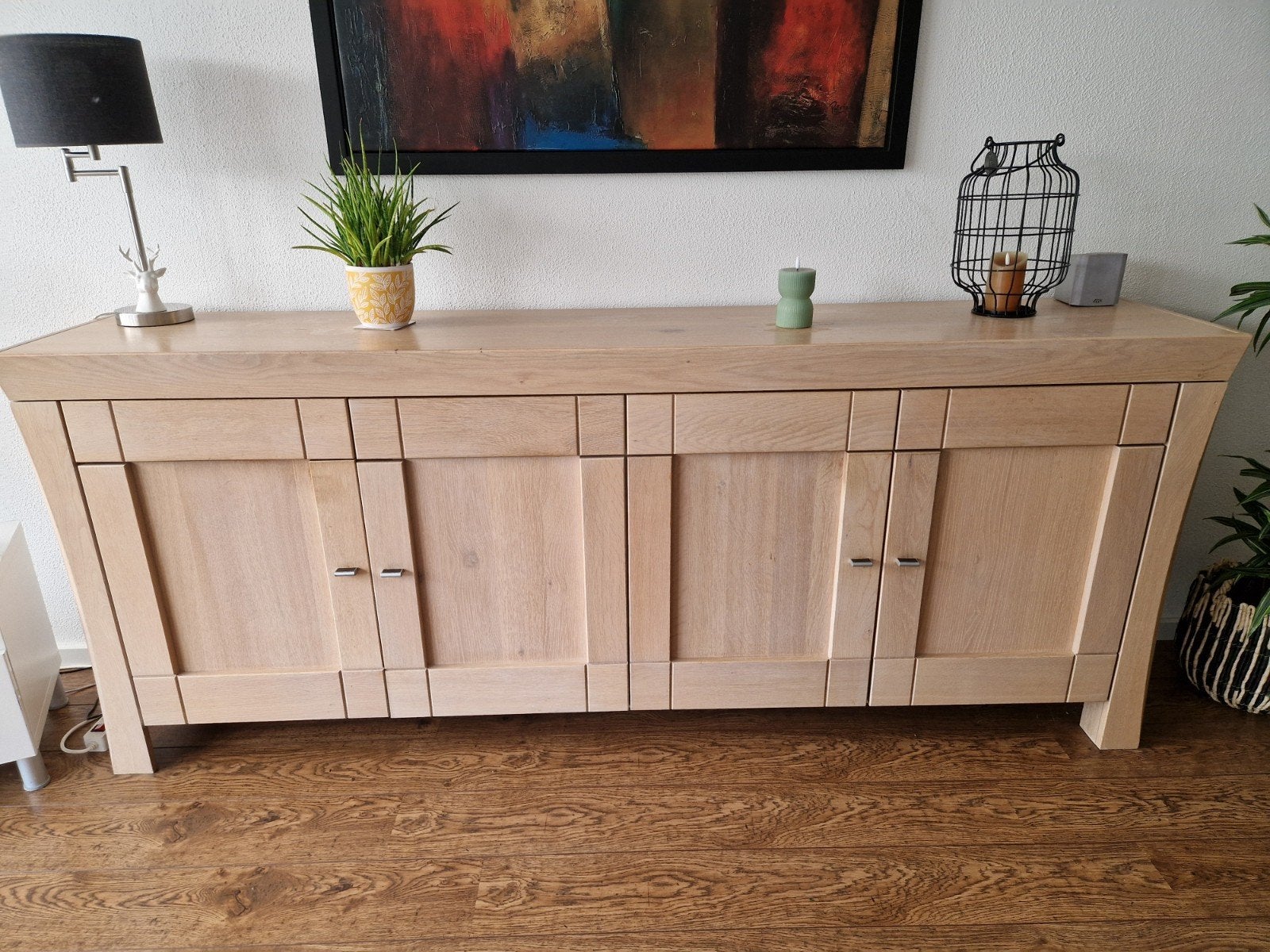Dressoir eikenhout, Ophalen, Gebruikt, 150 tot 200 cm, Eikenhout