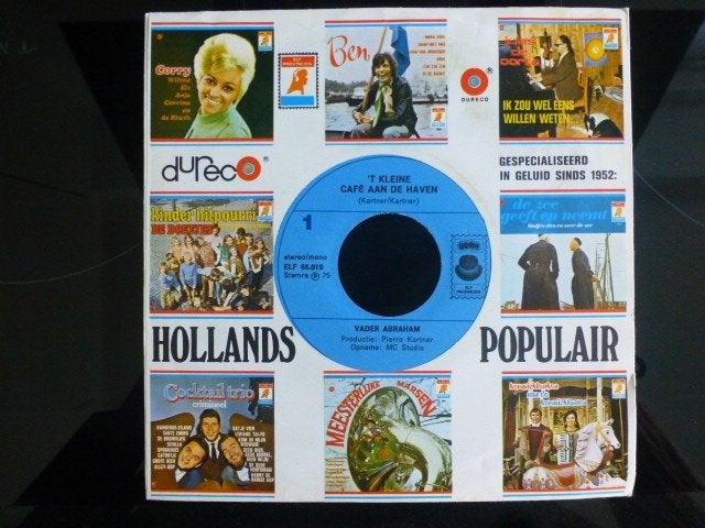 Vader Abraham. 't Kleine cafè aan de haven./ Als we oud, Ophalen of Verzenden, Gebruikt, 7 inch, Nederlandstalig