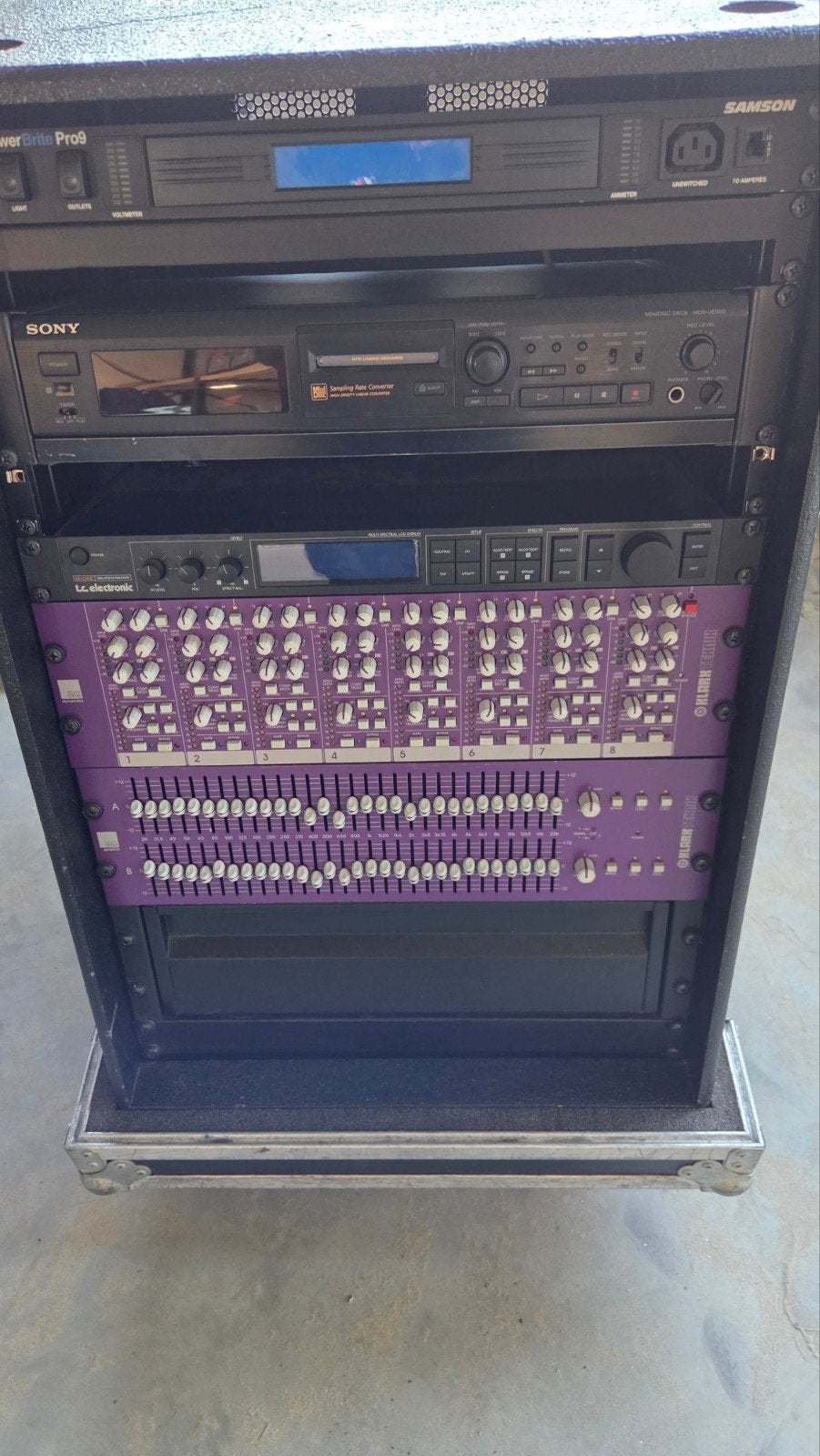 Effectenrack met Midas Square One Dynamics en Equalizer, Muziek en Instrumenten, Ophalen, Gebruikt, Overige typen