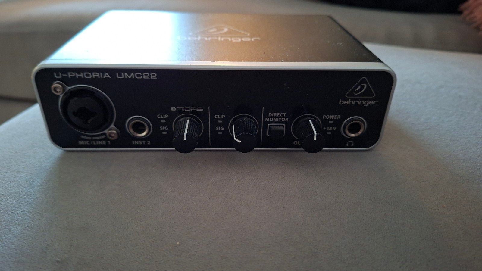 Behringer U-Phoria UMC22 USB Audio Interface, Ophalen of Verzenden