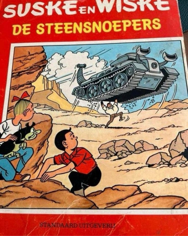 WILLY VAN DER STEEN SUSKE EN WISKE DE STEENSNOEPERS 130, Eén stripboek, Ophalen of Verzenden, Gelezen