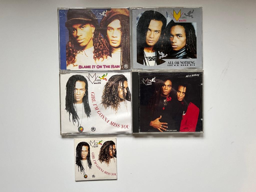 Milli Vanilli CD Album + CD Singles, Ophalen of Verzenden, 1980 - 1989, Zo goed als nieuw