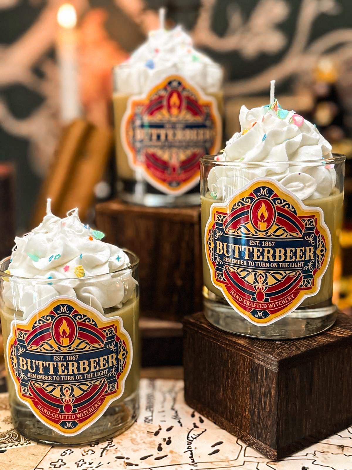 Butterbeer candle - Harry Potter, Verzenden, Zo goed als nieuw