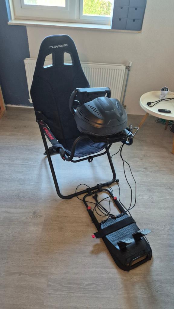 Playseat Challenge met Thrustmaster T300 rs en Ferrari stuur, Ophalen, Overige merken, Gebruikt