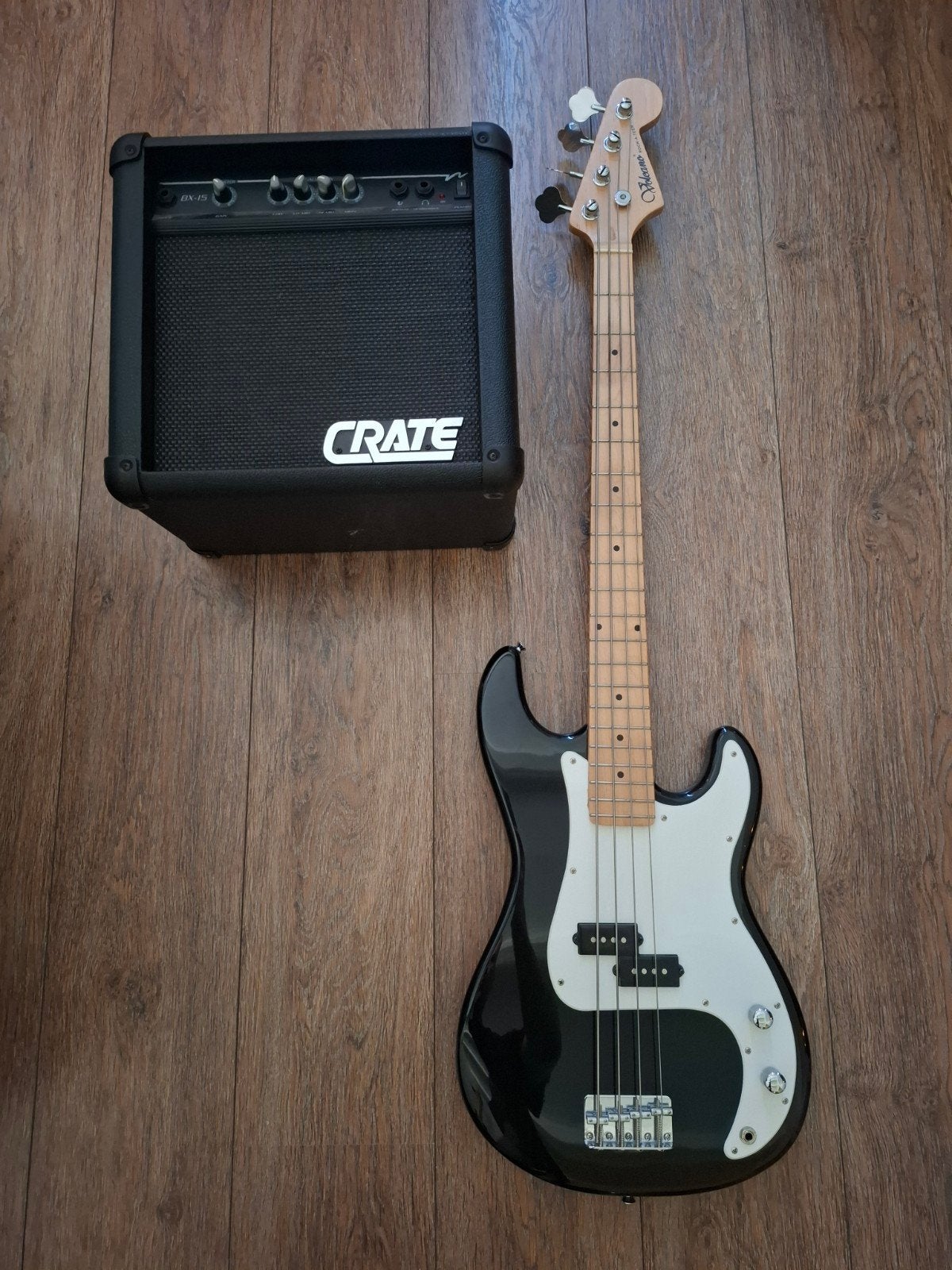 Complete basgitaar set met versterker, tas etc, Ophalen, Zo goed als nieuw