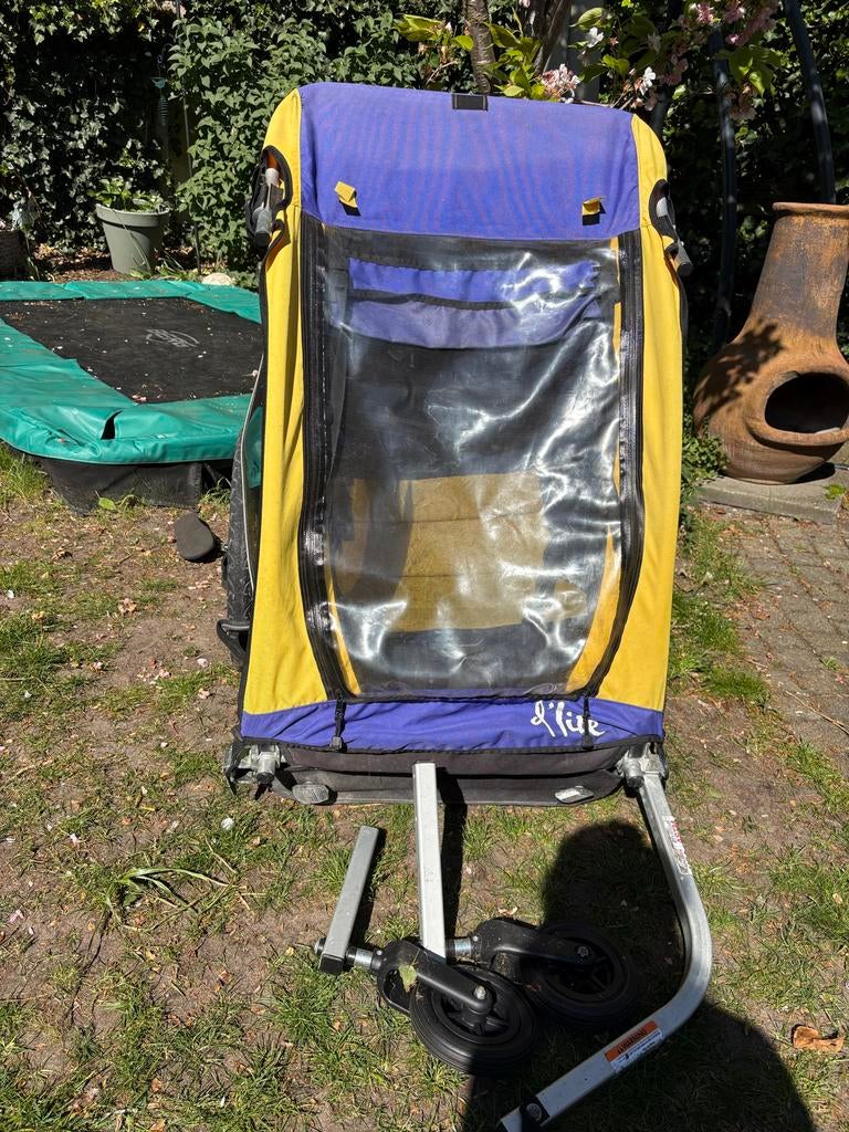 Burley Fietskar Enkel - Inclusief Wandelkit, Ophalen, Gebruikt, Kinderkar