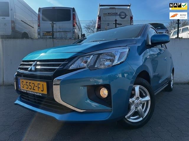 Mitsubishi Space Star 1.2 Connect+/AIRCO/ALUMINIUM VELGEN/BL, Auto's, Voorwielaandrijving, Dealer onderhouden, Stof, Gebruikt