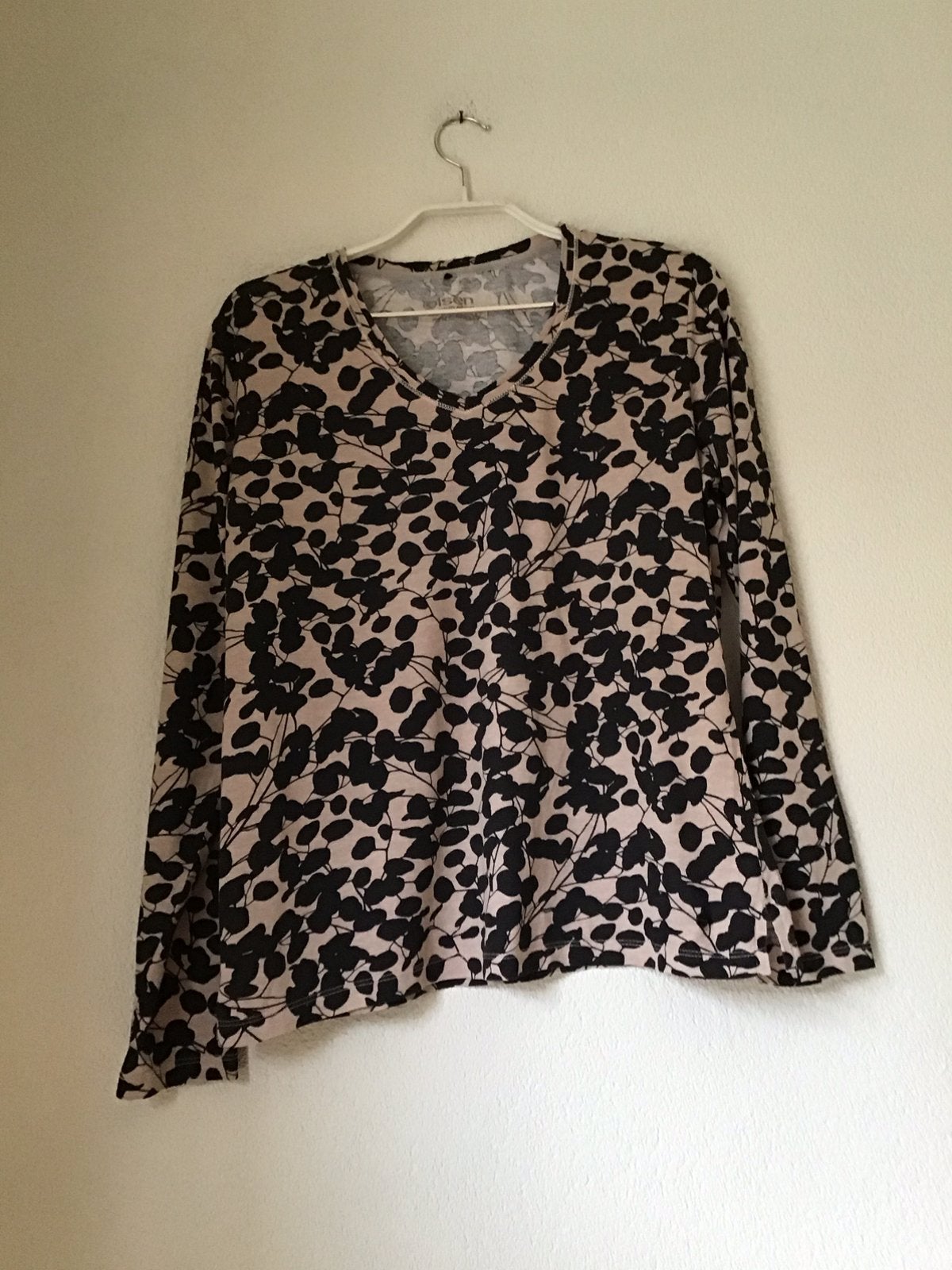 Nieuw Olsen Shirt beige/zwart maat M, Maat 38/40 (M), Meerkleurig, Nieuw, Ophalen of Verzenden