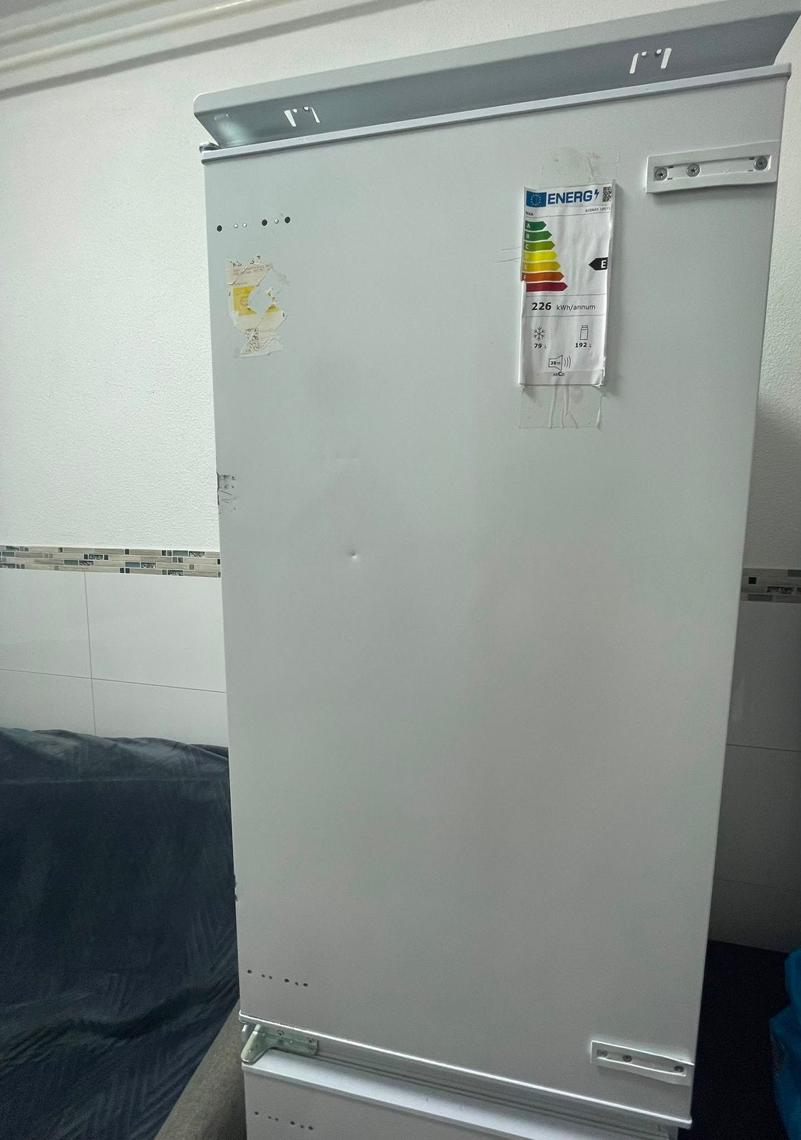 Inbouw koelkast met vriesvak, Ophalen, Gebruikt, 200 liter of meer, 60 cm of meer