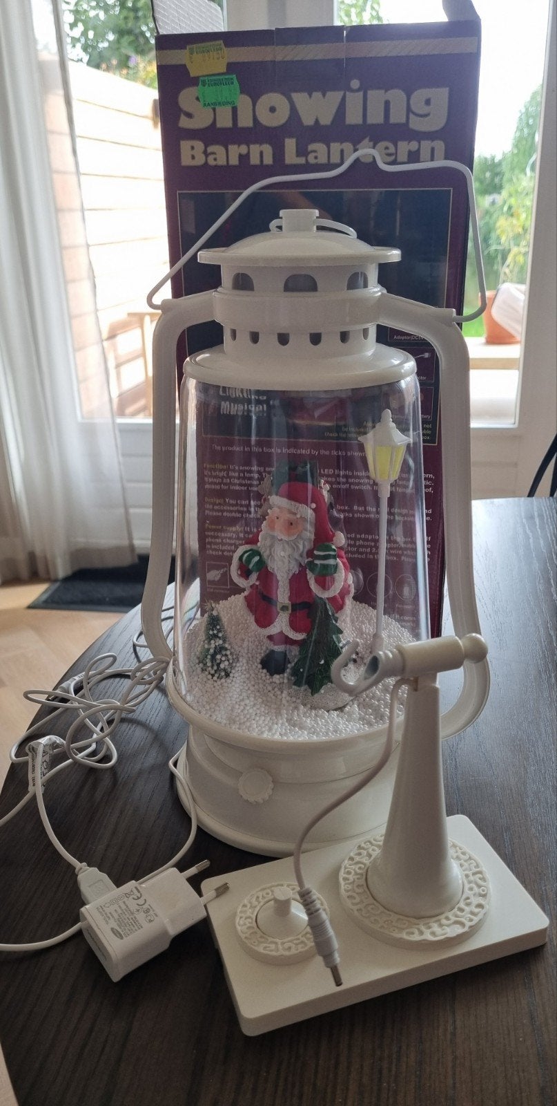 kerstlantaarn, Ophalen