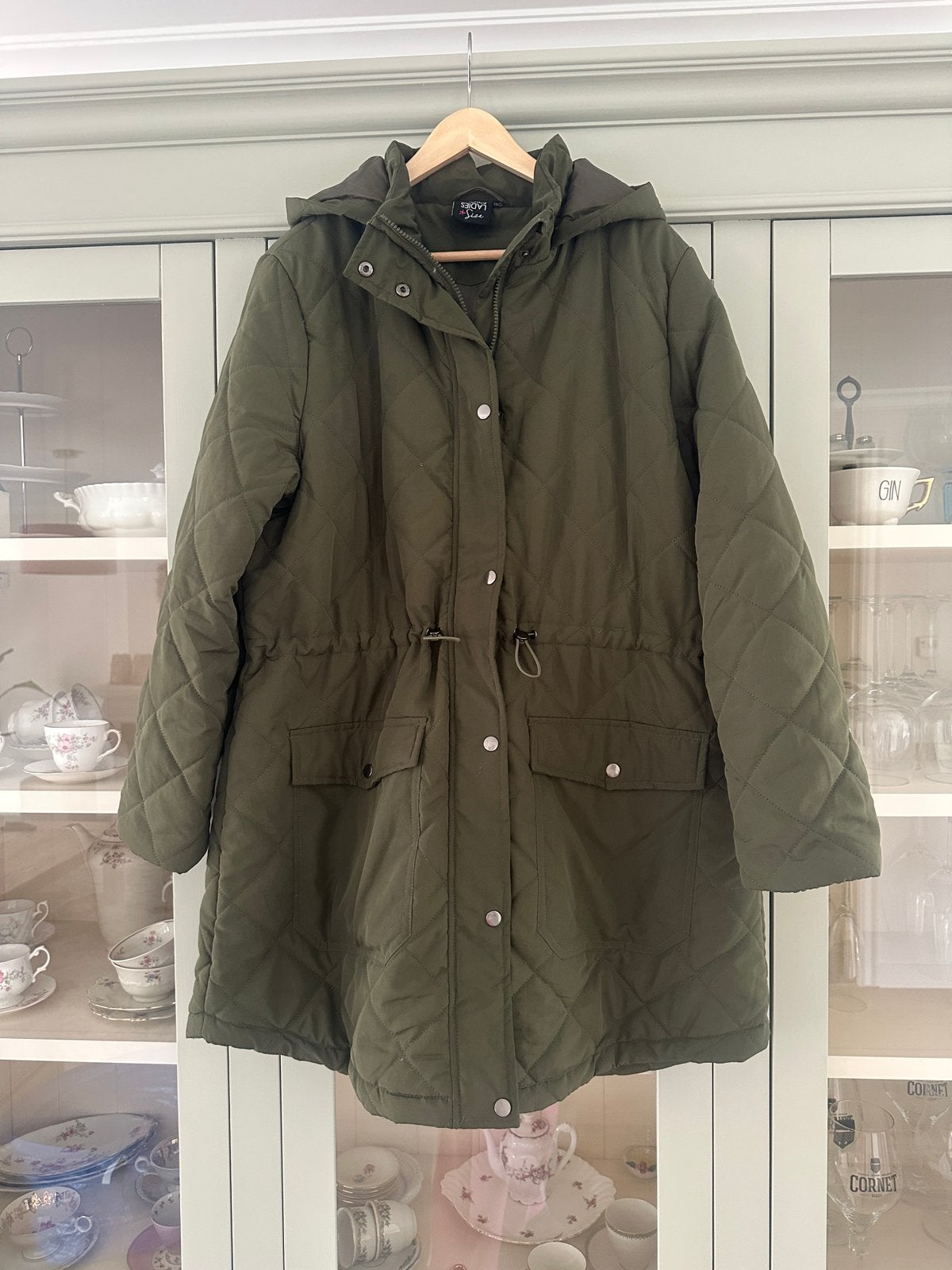 Winterjas jas parka groen maat XL zgan, Ophalen of Verzenden, Zo goed als nieuw, Groen, Casual Ladies