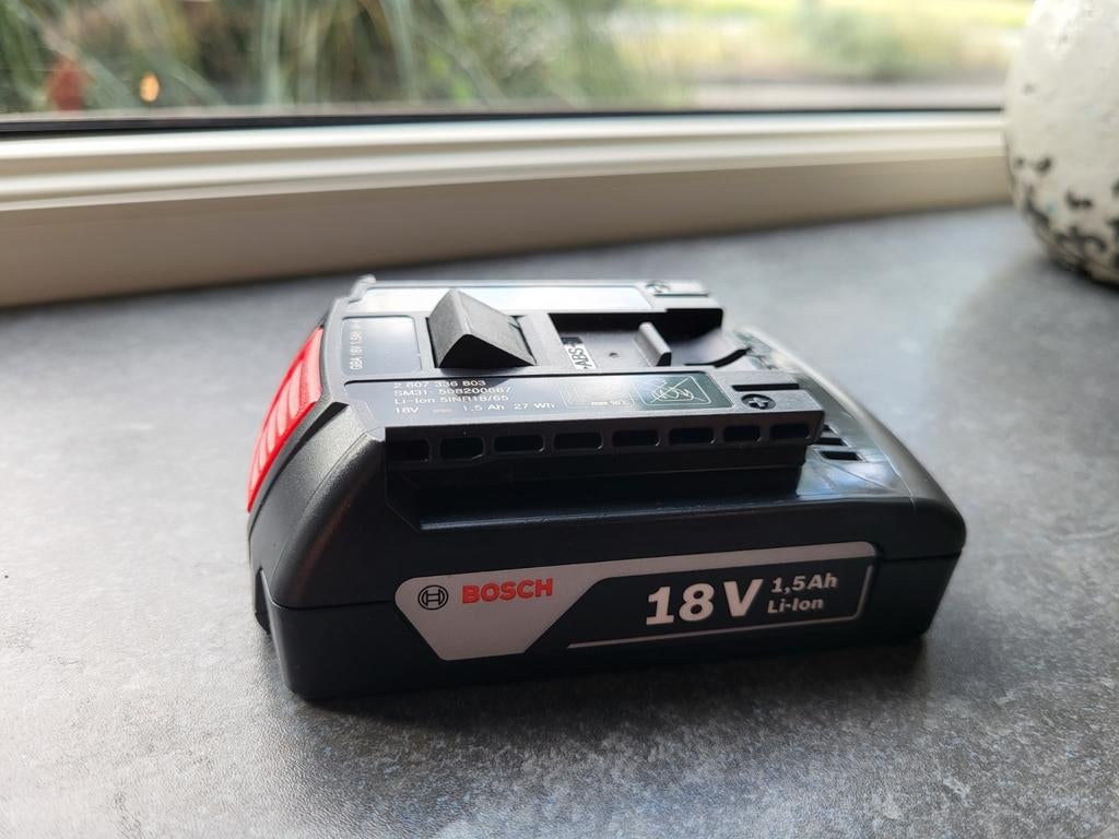 Bosch Professional 18V 1,5Ah Li-Ion Accu, Ophalen of Verzenden, Zo goed als nieuw