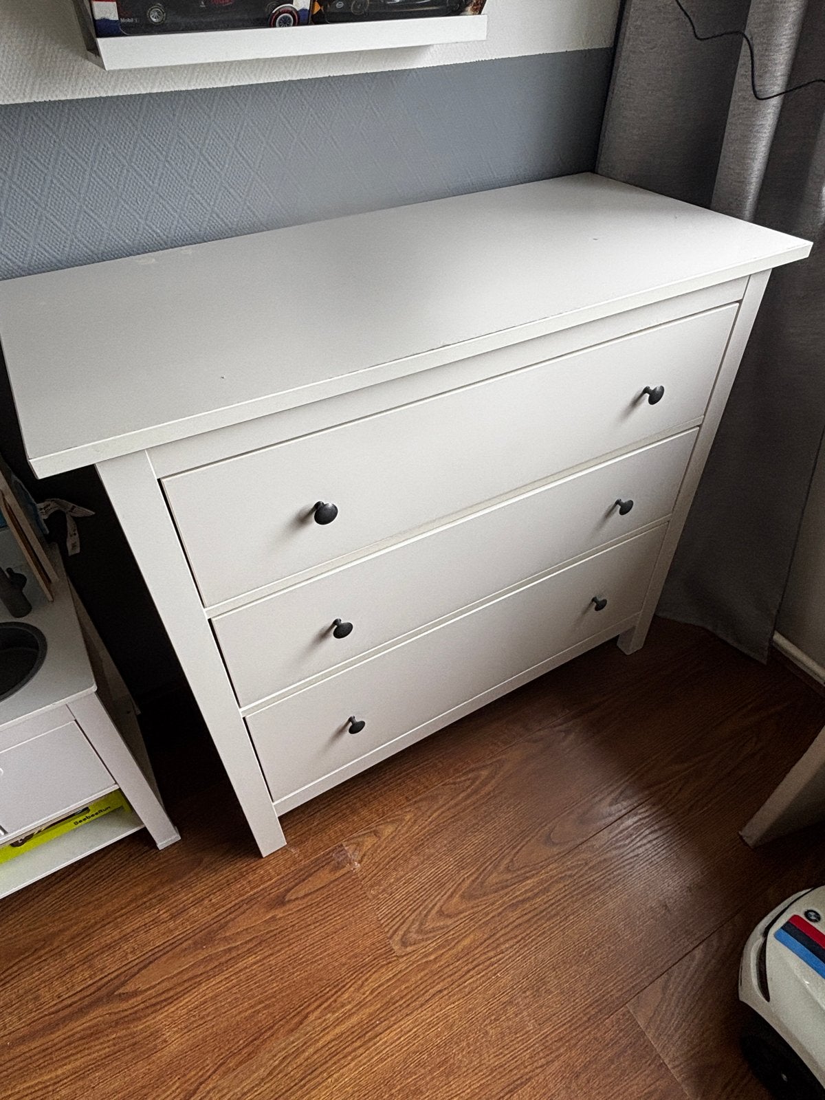Ikea Hemnes ladekast met 3 laden, Ophalen, Gebruikt, 100 tot 150 cm, 50 tot 100 cm