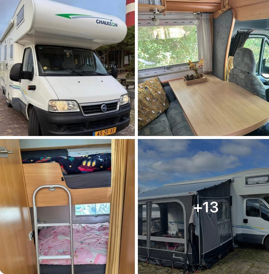 Camper Fiat ducato Chausson Welcome 2.8JTD| stapelbed alkoof, Particulier, Half-integraal