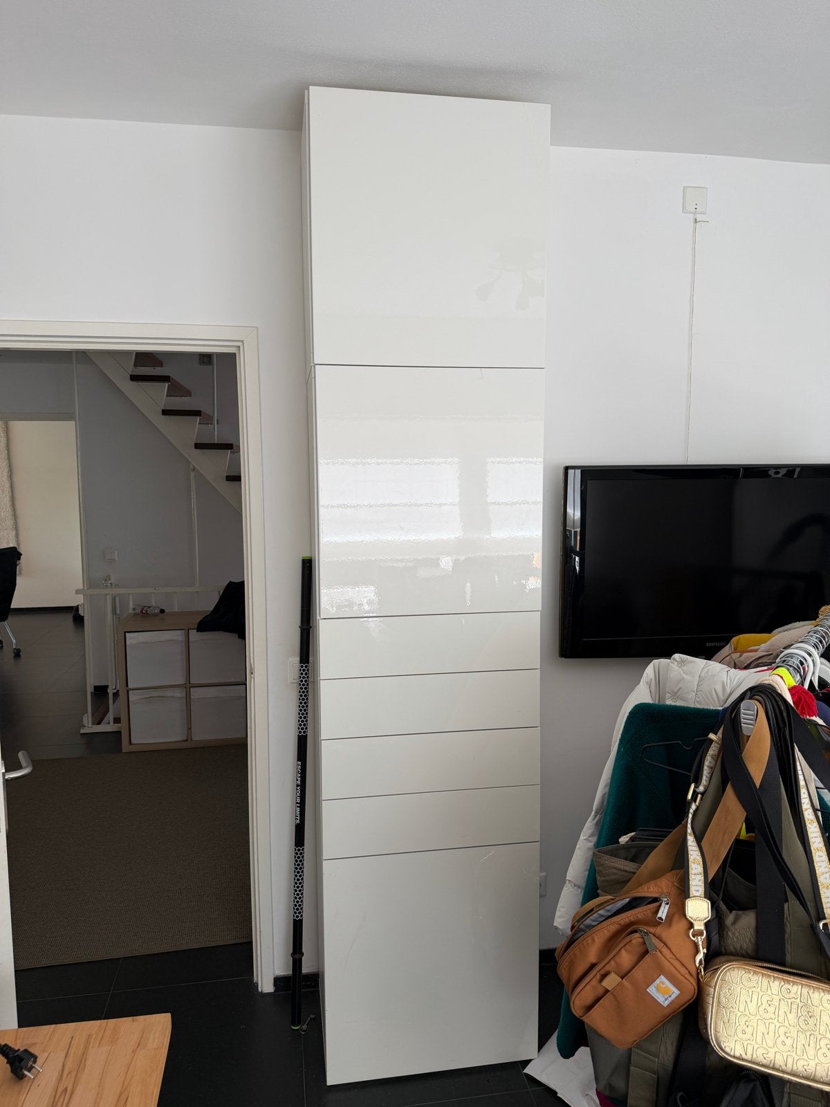 Ikea Besta Keuken kasten hoogglans Kantoor Opbergmeubel, Ophalen, Zo goed als nieuw