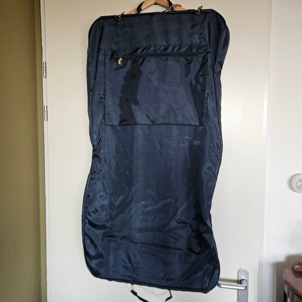 Luxe kledinghoes / reistas voor pakken en jurken, 30 cm of meer, Blauw, Zo goed als nieuw, 80 cm of meer