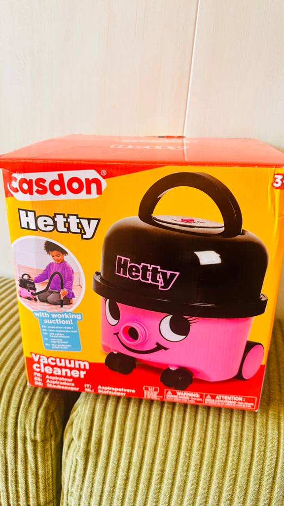Hetty Speelgoed Stofzuiger - Compleet met Batterijen, Ophalen of Verzenden, Zo goed als nieuw, Meisje
