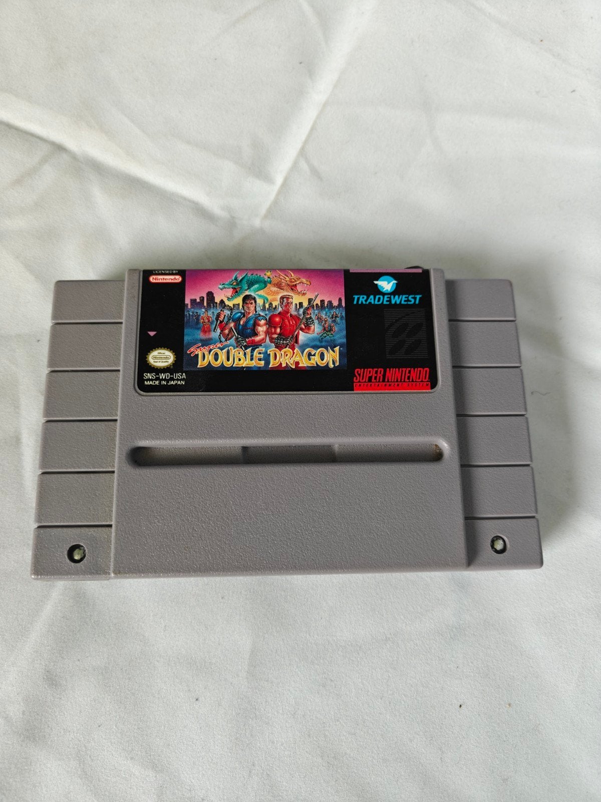Super Double Dragon (Amerikaanse NTSC-cartridge), Spelcomputers en Games, Gebruikt, Vechten, 2 spelers, Eén computer