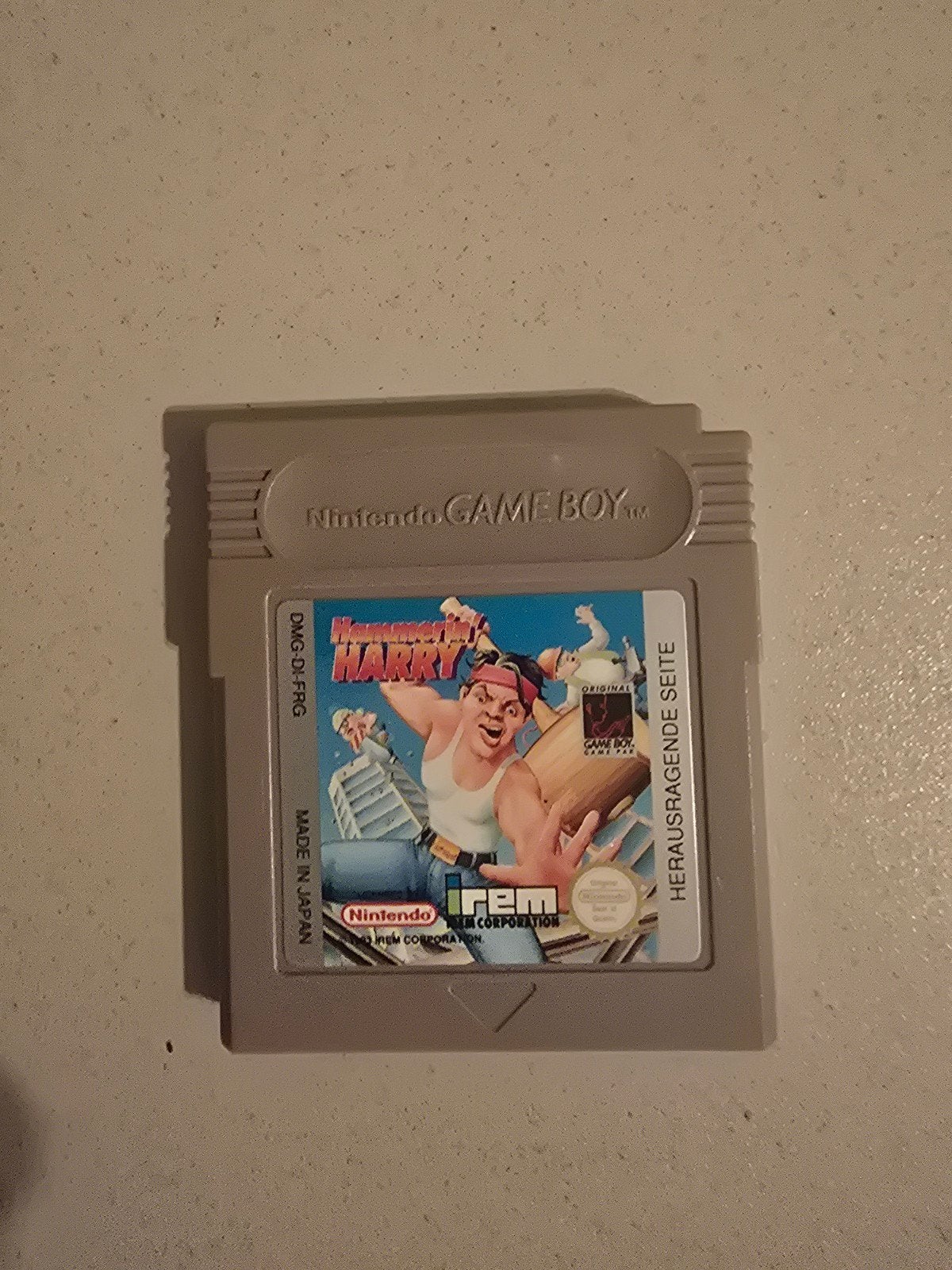 gameboy game hammering harry, Gebruikt, Kerkdriel, 1 speler, Info@info.nl