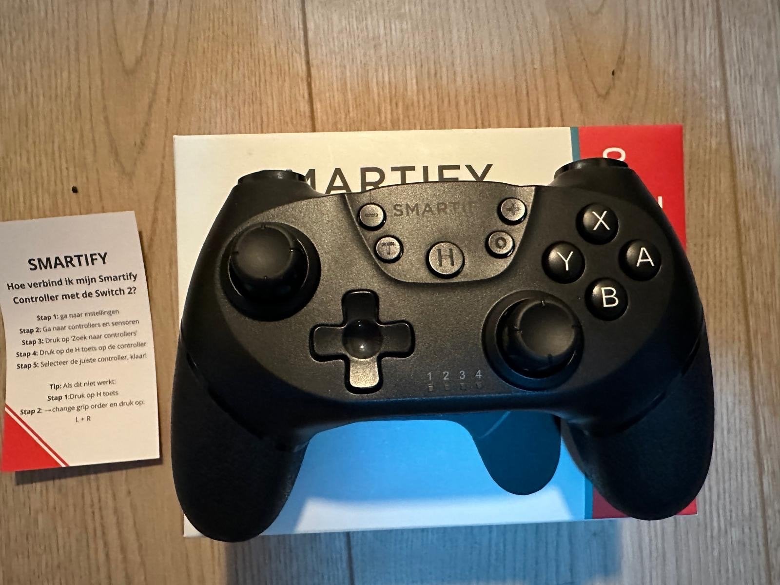 Smartify Draadloze Controller voor Nintendo Switch, Ophalen of Verzenden, Zo goed als nieuw, Met 1 controller, Switch Original