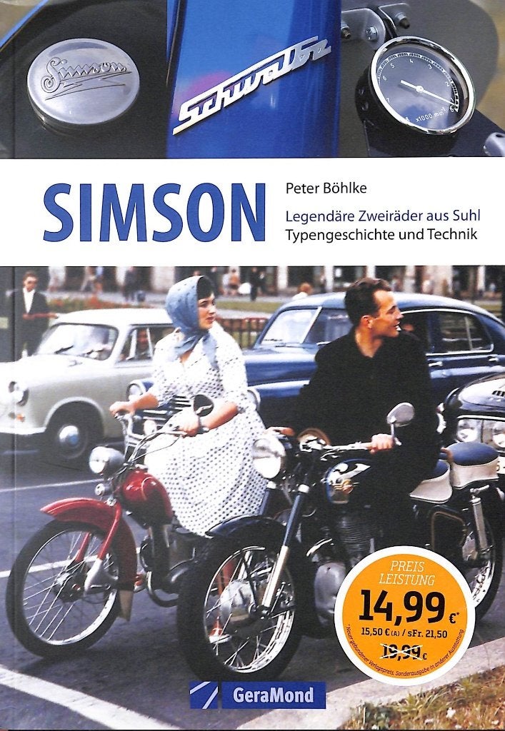 Simson  Zweiräder aus Suhl – Typengeschichte und Technik, Verzenden, Nieuw, Peter Böhlke, Merk of Model
