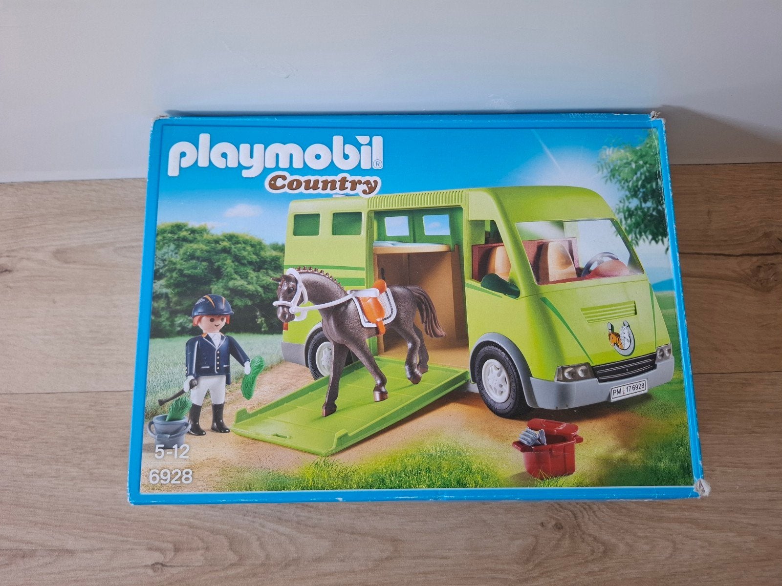 Playmobil Country Paardentransporter 6928, Gebruikt, Complete set, Voertuig, Ophalen of Verzenden