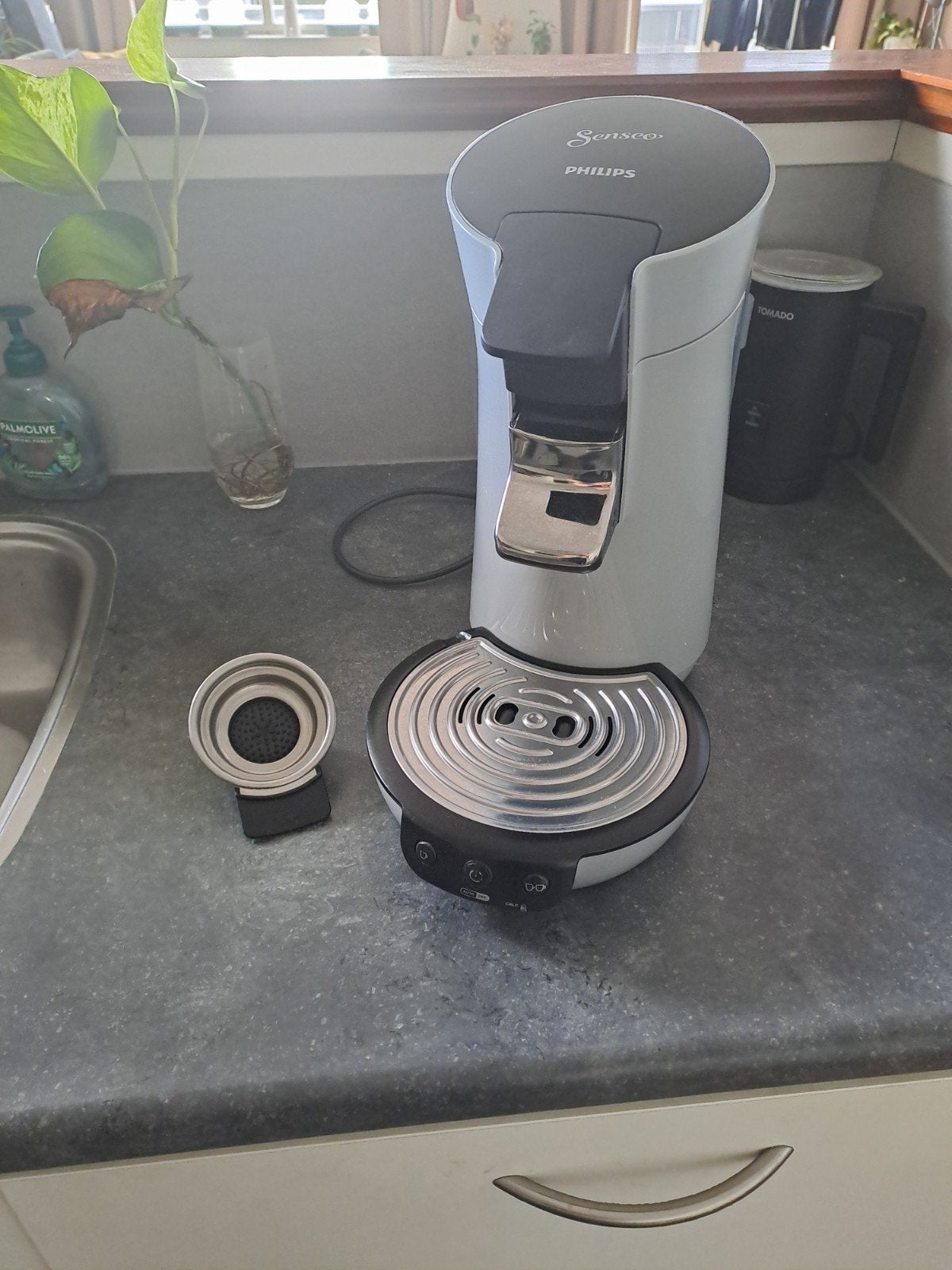 Philips Senseo Original koffiezetapparaat - Grijs, Ophalen, Koffiemachine, Zo goed als nieuw, 2 tot 4 kopjes