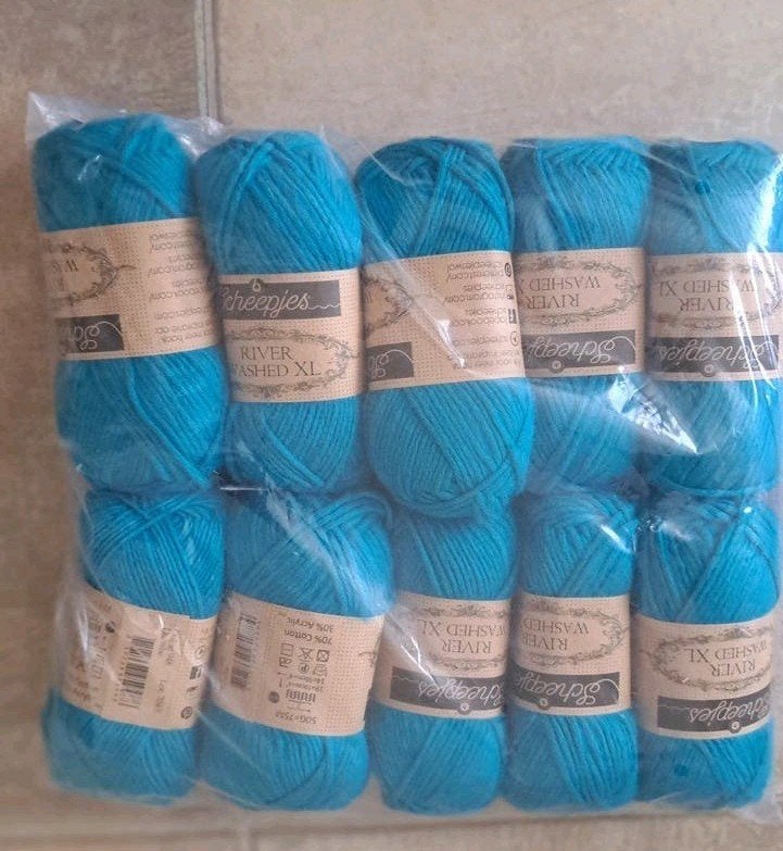Pakket Scheepjes Riverwashed XL - 10 bollen, Ophalen of Verzenden, Nieuw, Breien of Haken, Wol of Garen