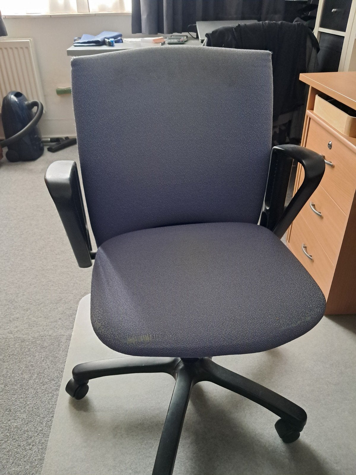 Bureaustoel Comforto - Comfortabel en Ergonomisch, Ophalen, Gebruikt, Grijs, Bureaustoel