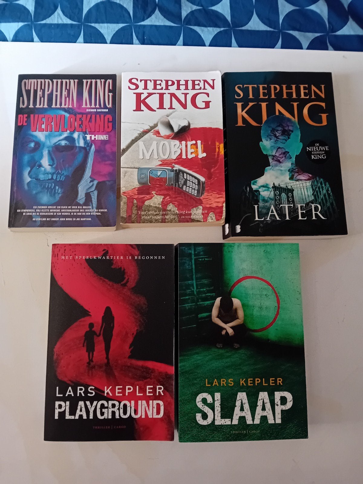 Stephen King & Lars Kepler Boeken - Thrillers Collectie, Ophalen of Verzenden, Gelezen, Stephen King, Lars Kepler, Europa overig