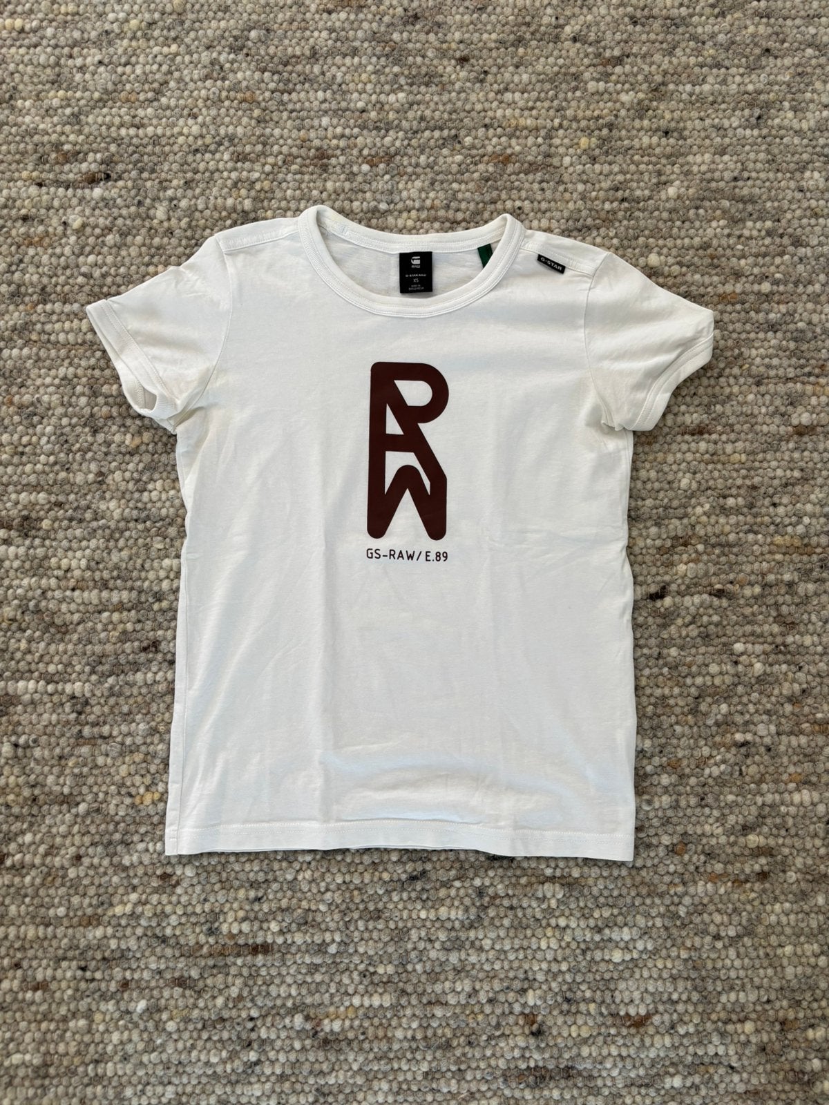 G-Star RAW T-shirt, Kleding | Dames, T-shirts, Wit, Ophalen of Verzenden, Korte mouw, Maat 34 (XS) of kleiner