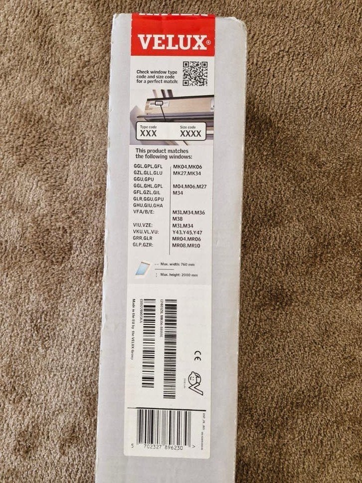 Velux insectenhor, gloednieuw, Ophalen, Nieuw, Metaal, Overige typen