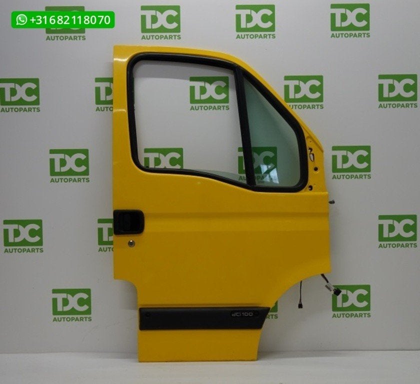 Renault Master ('97-'10) Voorportier rechts geel, Gebruikt, Ophalen of Verzenden