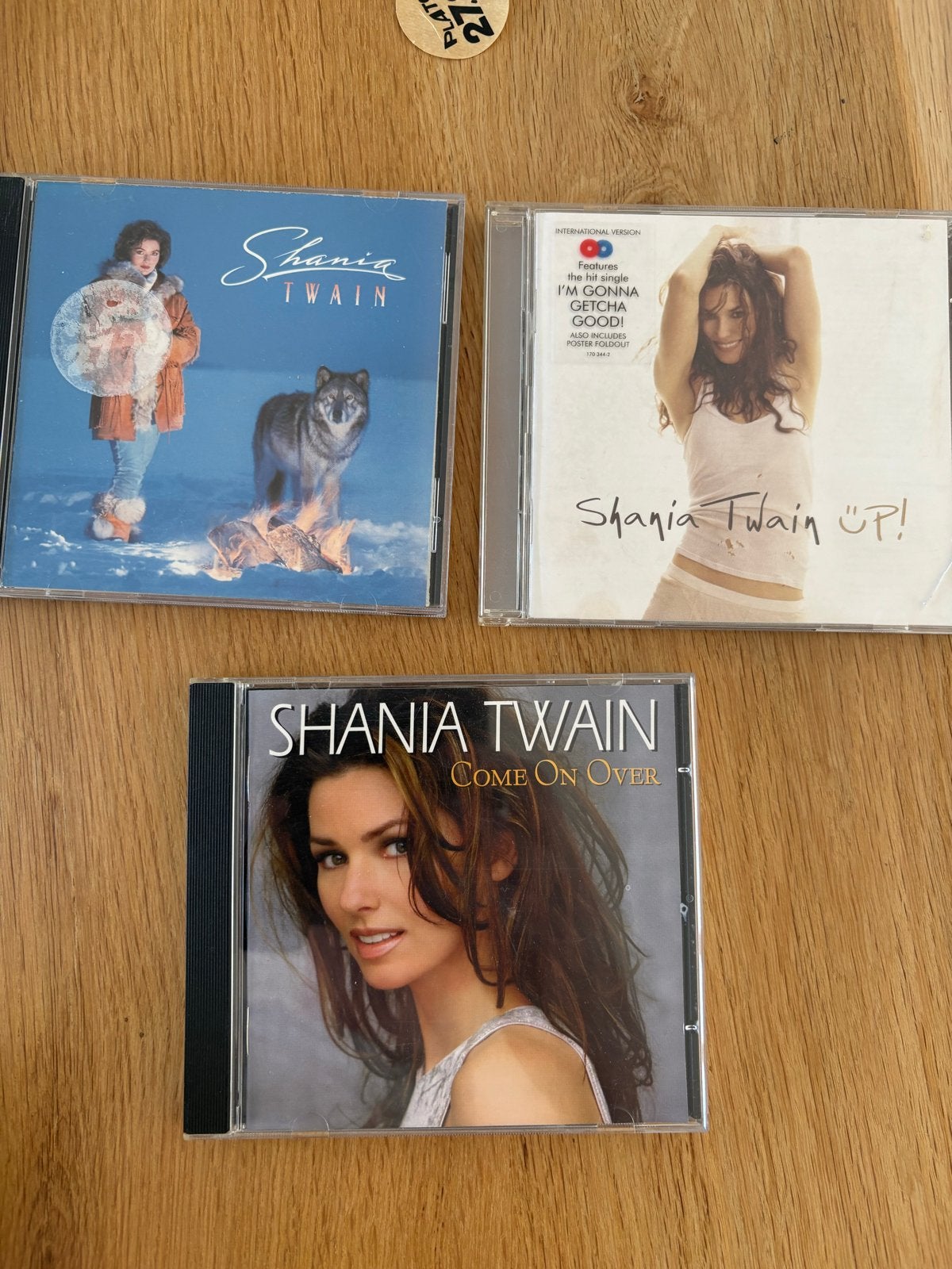 Shania Twain CD collectie: The Woman in Me, Up!, Come On Ove, Pop, Ophalen of Verzenden, Zo goed als nieuw, Inclusief doosje
