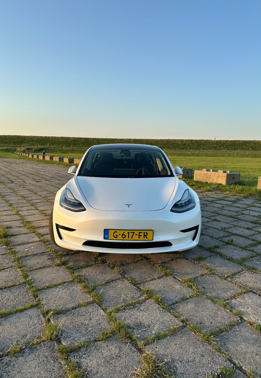 Tesla Model 3 standard range plus 2019 wit, trekhaak,, Automaat, Lichtsensor, Wit, Origineel Nederlands