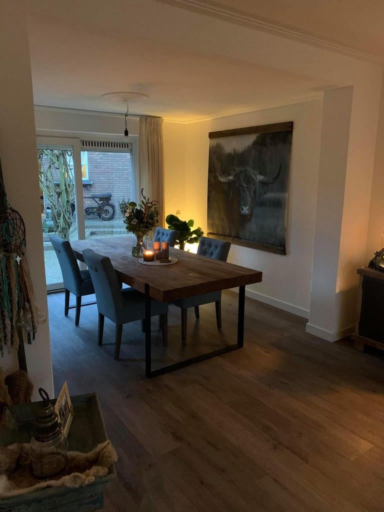 Muurposter Schotse Hooglander - Unieke Wanddecoratie, Huis en Inrichting, Woonaccessoires | Wanddecoraties, Ophalen of Verzenden