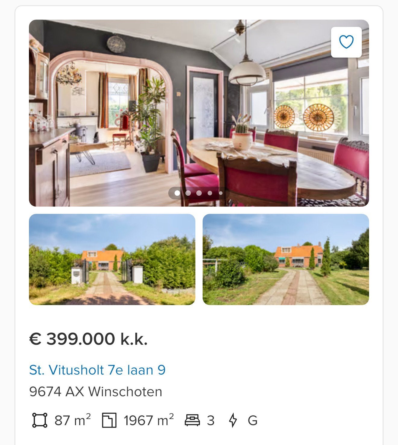 Huis te koop, Ophalen of Verzenden