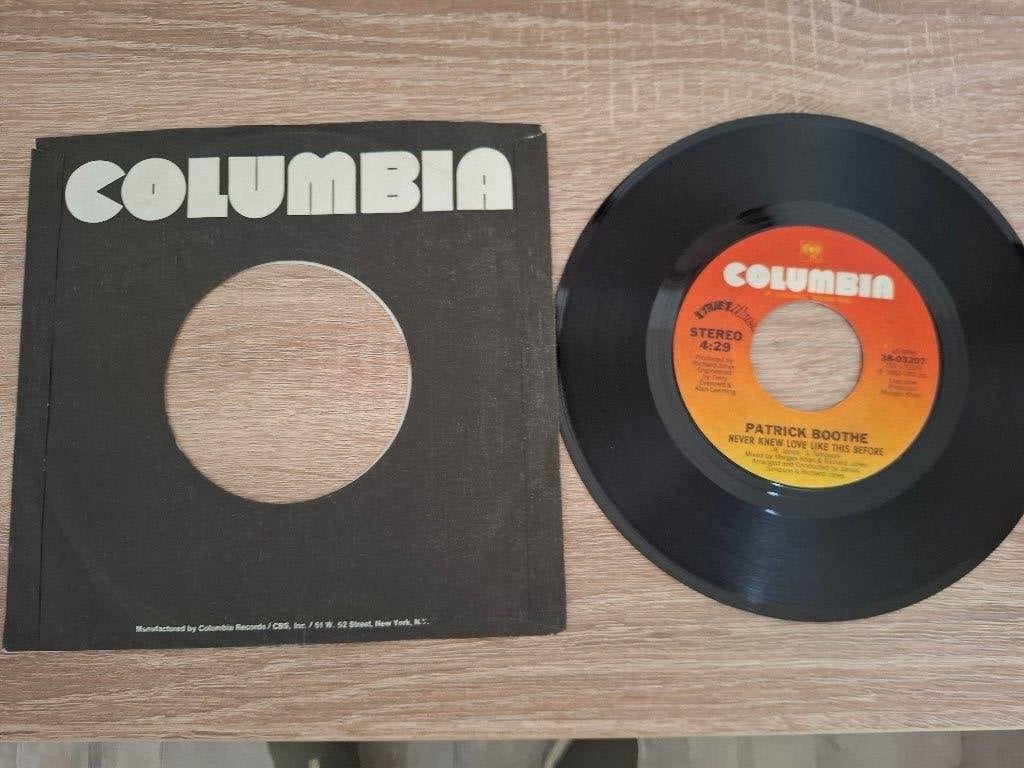 Patrick Booth/ Never knew love like this before 1982 usa, Verzenden, Zo goed als nieuw, R&B en Soul