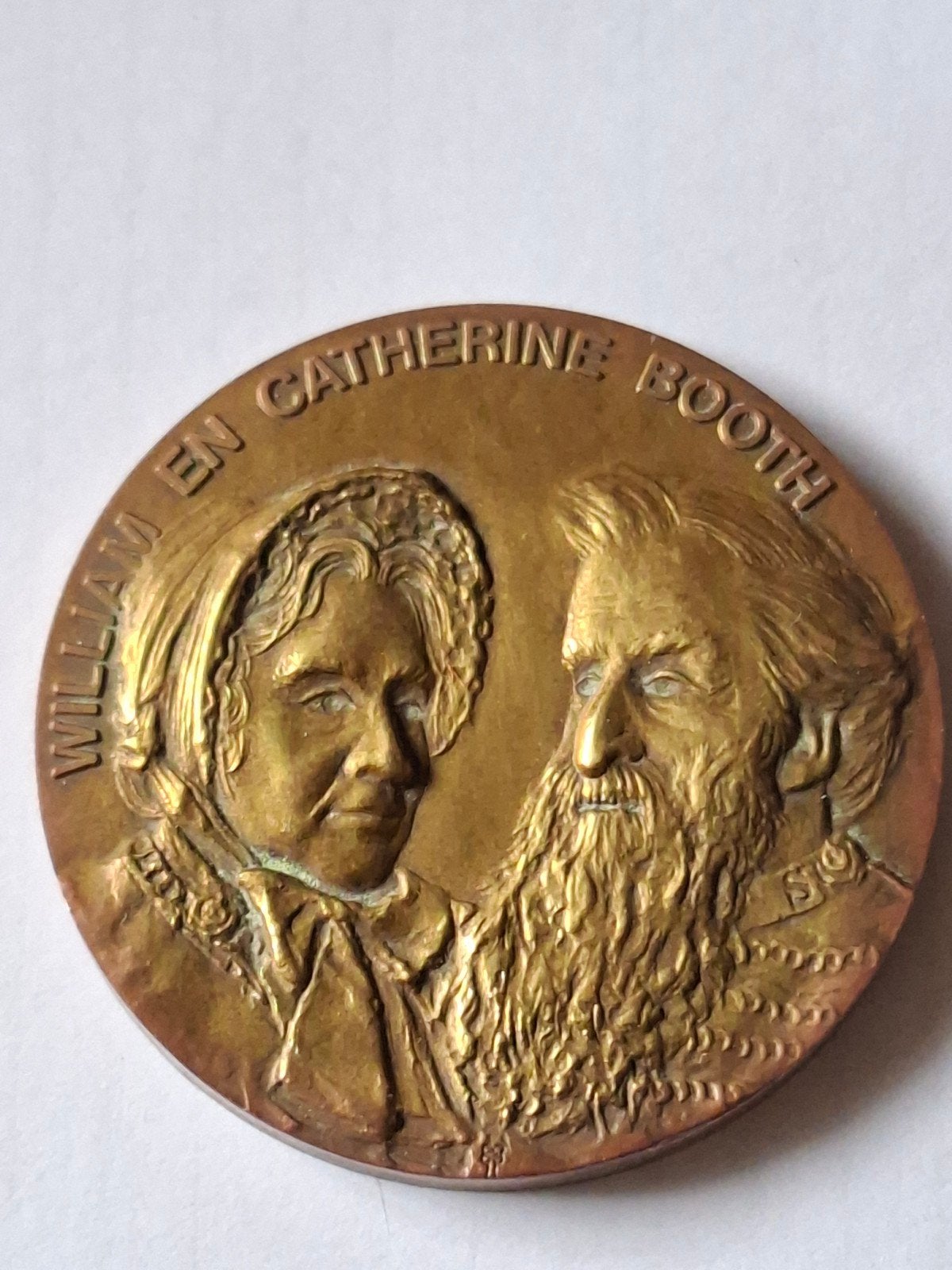 Medaille Leger des Heils 100 jaar Nederland 1887-1987, Ophalen of Verzenden, Brons, Nederland