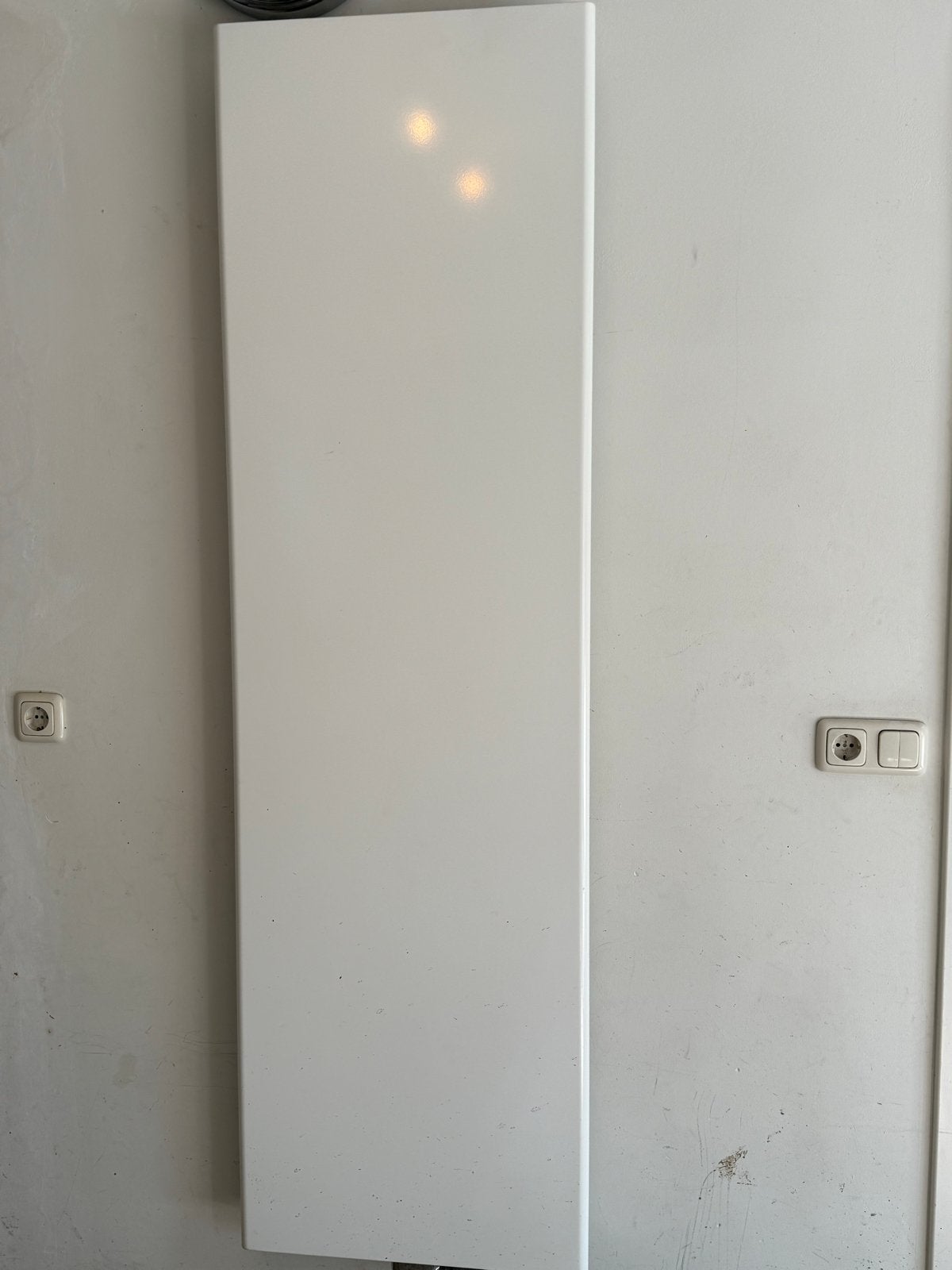 Design radiator vlakke plaat wit Danfoss, Ophalen, Gebruikt, Radiator, Minder dan 60 cm
