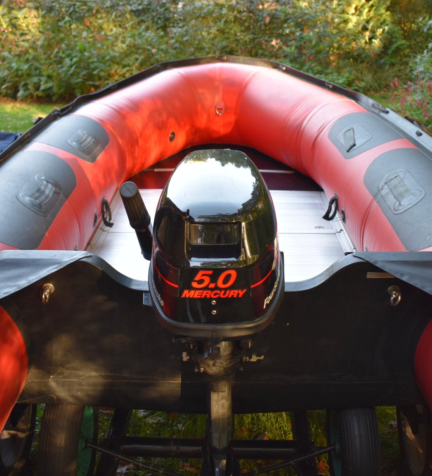 Seamaster Q RIB compleet met Mercury 5 pk en trailer, Watersport en Boten, Ophalen, Aluminium, Gebruikt, 4 m