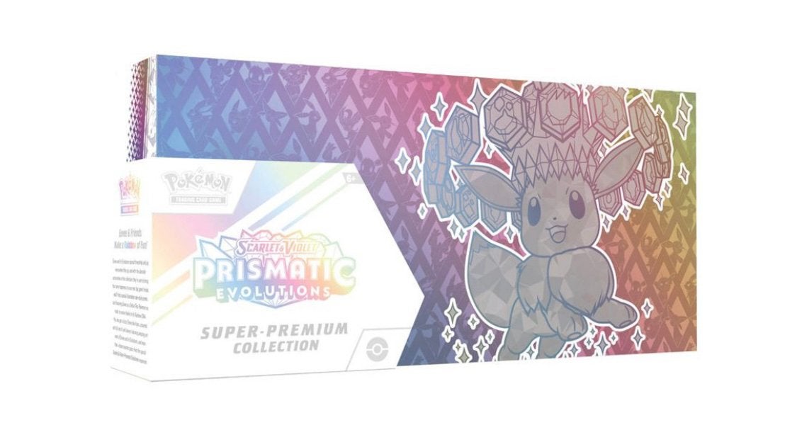 Prismatic Evolutions Super-Premium Collection, Postzegels en Munten, Ophalen