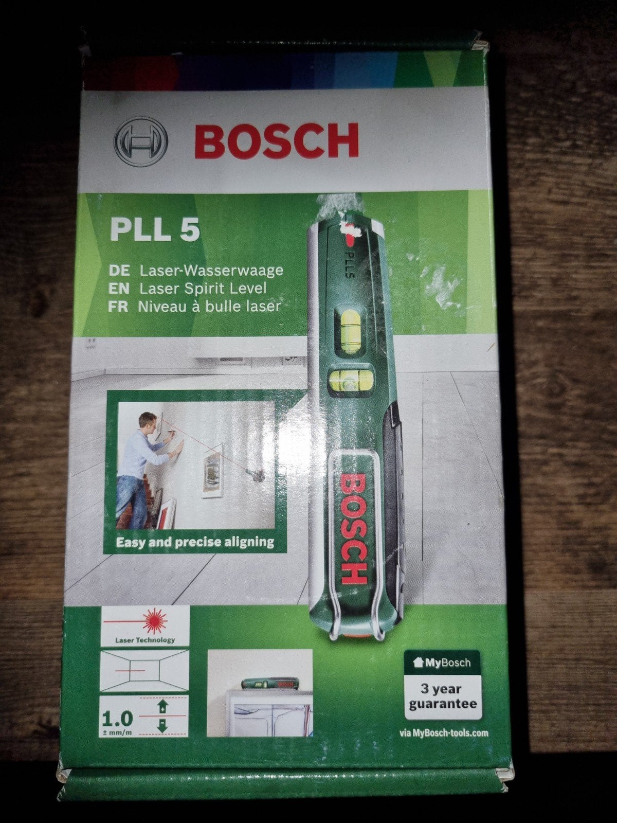 Bosch PLL 5 Laser Waterpas - Nieuw in doos, Ophalen of Verzenden, Nieuw, Waterpas, Bosch