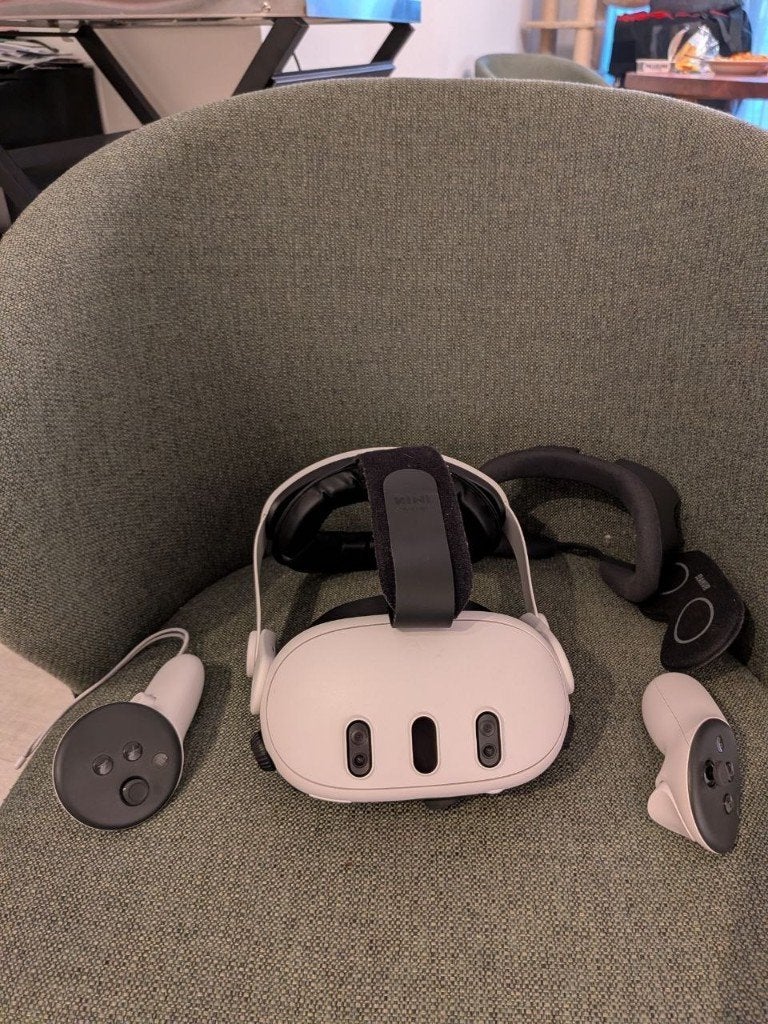 Meta Quest 3 512GB + AMVR Face Cover, KIWI K4 Head Strap, Spelcomputers en Games, Ophalen of Verzenden, Zo goed als nieuw, Overige platformen