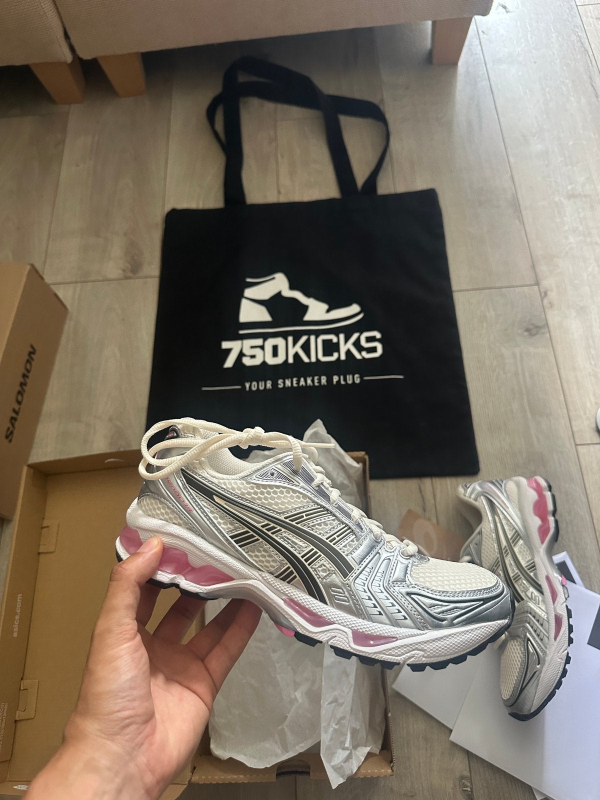 Asics Gel-Kayano 14 Cream Sweet Pink Maat EU39 1203A537-103, Nieuw, Ophalen of Verzenden, Roze, A