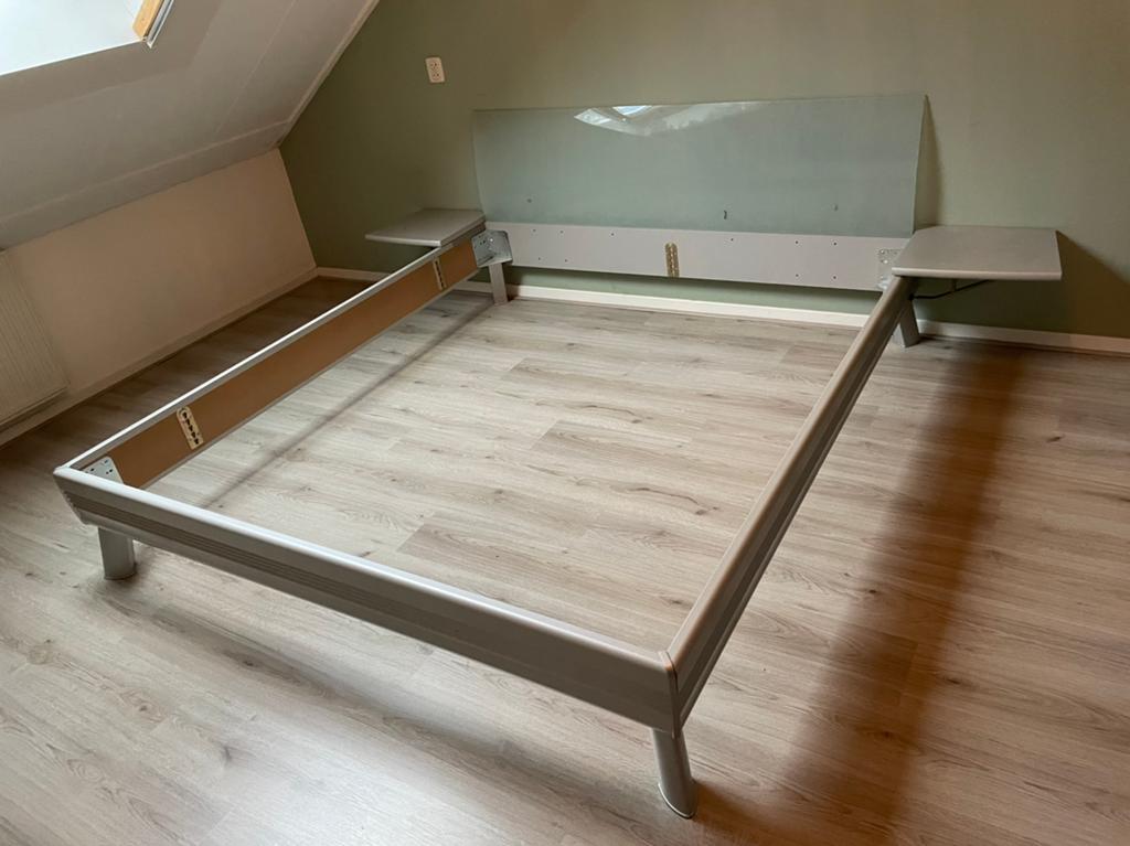 Tweepersoonsbed, Ophalen, Gebruikt, Tweepersoons, 180 cm