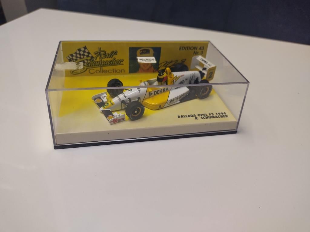 Dallara Opel f3 1994 R.Schumacher 1:43., Ophalen of Verzenden, Zo goed als nieuw, Auto, MiniChamps