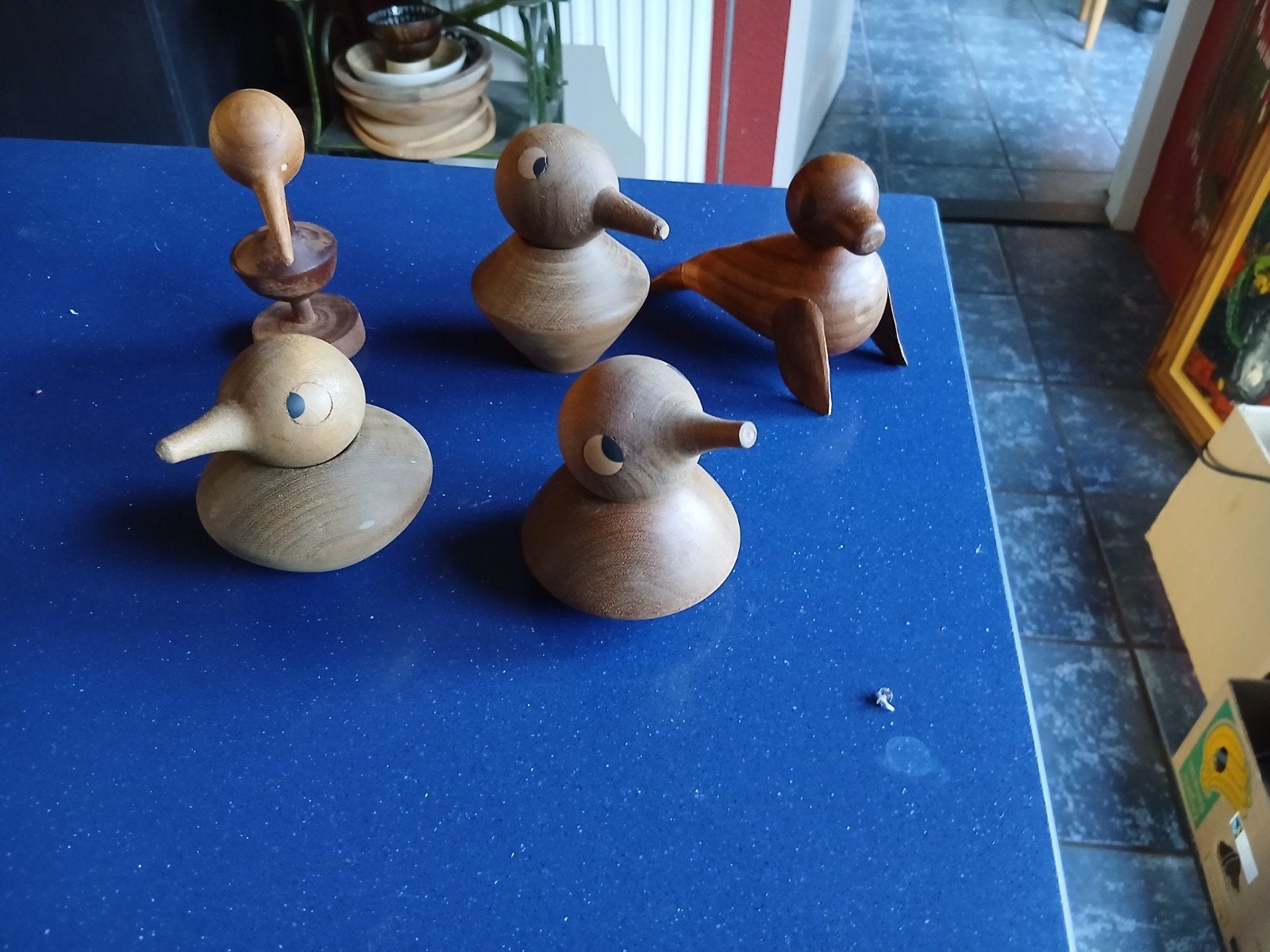 verzameling vintage houten figuren(vedel), Verzamelen, Beelden en Beeldjes, Ophalen of Verzenden, Zo goed als nieuw, Dier