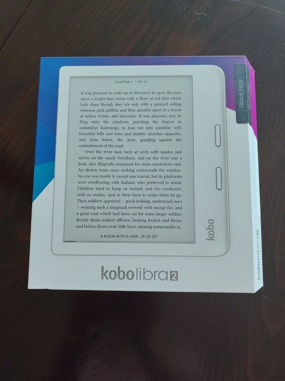 Kobo Libra 2 e-reader met hoesje en originele doos, Kobo, Ophalen of Verzenden, Zo goed als nieuw, 7 inch