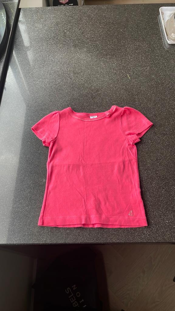 Petit Bateau shirt met vest, Kinderen en Baby's, Ophalen of Verzenden, Zo goed als nieuw, Meisje, Shirt of Longsleeve